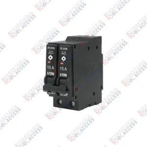 Interruptor de 2 polos 15A, enchufable, VOLTECK