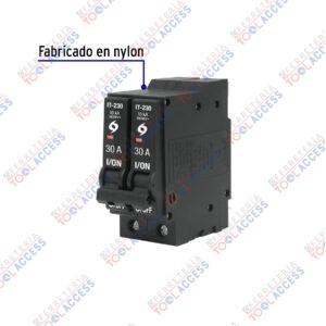 Alternative view of Interruptor de 2 polos 30A, enchufable, VOLTECK