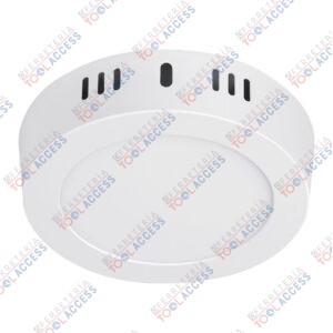 Luminario LED plafón 6W 6500K, redondo, blanco, VOLTECK