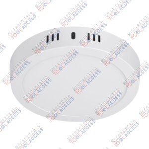 Luminario LED plafón 12W 6500K, redondo, blanco, VOLTECK