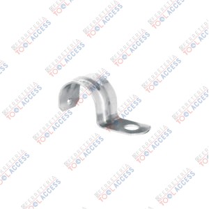 Bolsa c/10 abrazaderas tipo uña 3/4" p/tubo pared delgada, Volteck