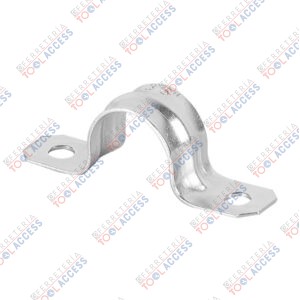 Bolsa c/10 abrazaderas tipo omega 3/8" p/tubo pared delgada, Volteck