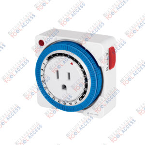 Mini Temporizador analógico 1 evento, intervalos de 15 min., Volteck