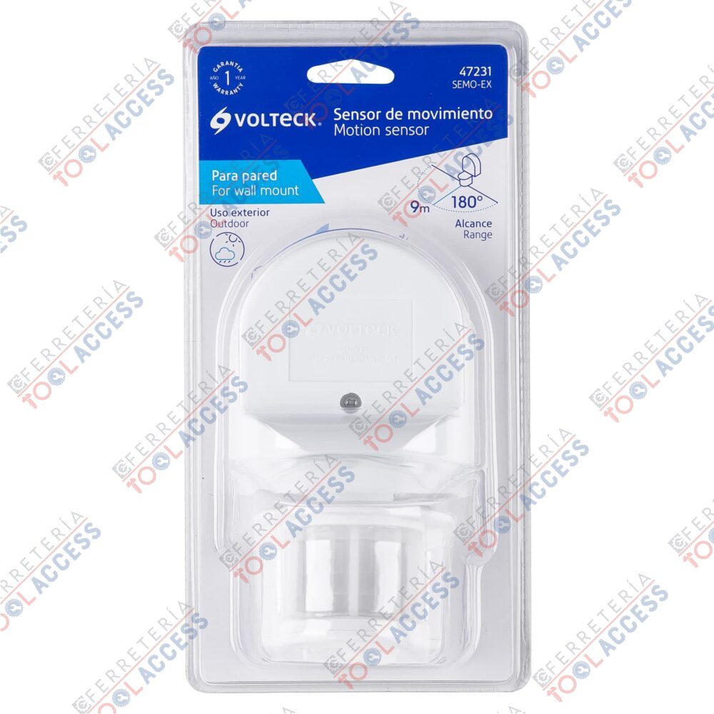 Sensor de movimiento para exterior, VOLTECK