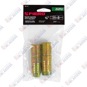 Bolsa con 2 taquetes expansivos de 1/2" sin tornillo, FIERO