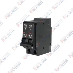 Interruptor de 2 polos 40A, enchufable, VOLTECK