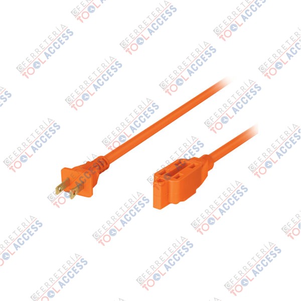 Extensión eléctrica de uso rudo 20 m 2x16 AWG, Volteck