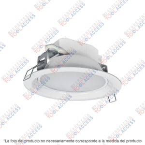 Luminario LED empotrable 5 W 3000 K, redondo, VOLTECK