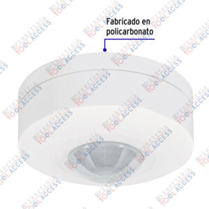 Alternative view of Sensor de movimiento para techo, alcance 6 m, VOLTECK