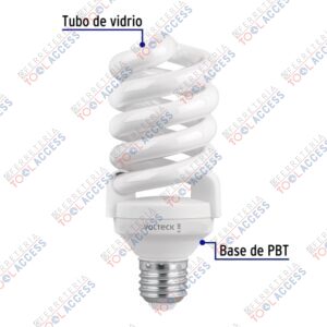 Alternative view of Lámpara espiral T4 24 W luz de día en blíster, VOLTECK