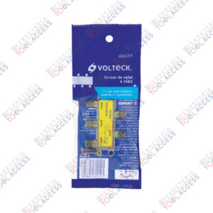 Divisor coaxial de 1 entrada y 4 salidas, VOLTECK