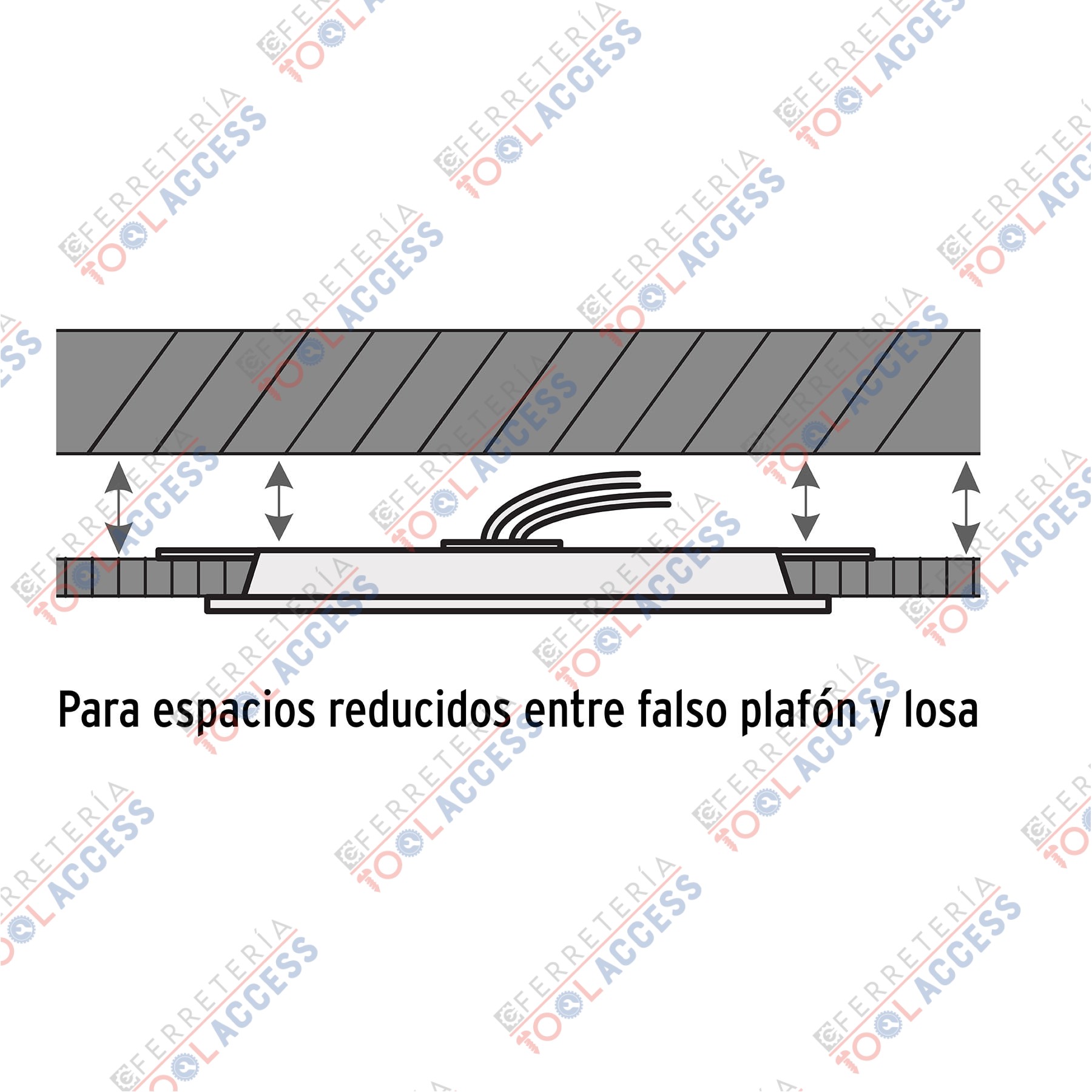 Luminario LED plafón 6W 6500K ultradelgado redondo, VOLTECK - Imagen 5