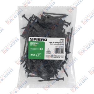 100 pijas 12 x 3"cabeza plana phillips multiusos, Fiero