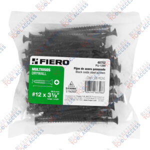 100 pijas 12 x 3-1/2"cabeza plana phillips multiusos, Fiero