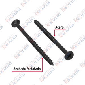 Alternative view of 100 pijas 12 x 3-1/2"cabeza plana phillips multiusos, Fiero
