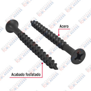 Alternative view of 100 pijas 14 x 2-1/2"cabeza plana phillips multiusos, Fiero