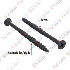 Alternative view of 100 pijas 14x 3-1/2"cabeza plana phillips multiusos,  Fiero
