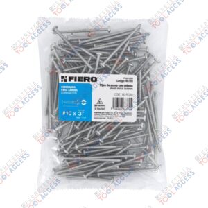 Bolsa con 150 pijas para lámina, #10 x 3", FIERO