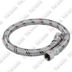 Manguera para boiler, acero inox, 1/2"x1/2", 60 cm, FOSET