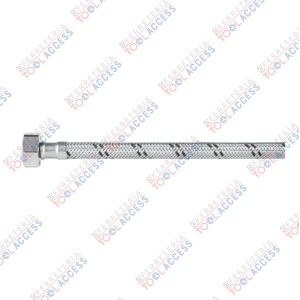 Alternative view of Manguera para monomando, acero inox, 1/2"x M10, 55 cm, Foset