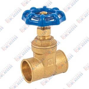 Válvula de compuerta de latón soldable de 1", FOSET