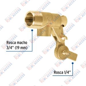 Alternative view of Válvula de flotador de latón 3/4", FOSET