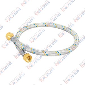 Manguera para gas, aluminio, 3/8" flare, 60 cm, FOSET