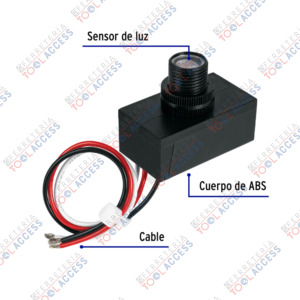Alternative view of Interruptor fotoeléctrico 127 V, VOLTECK
