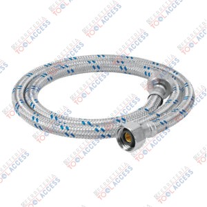 Alternative view of Manguera lavabo/fregadero, aluminio, 1/2" x 1/2", 100cm, Foset