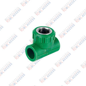 Tee hembra de PPR 1/2" con inserto metálico, FOSET