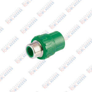 Adaptador PPR 3/4" macho con inserto metálico, FOSET