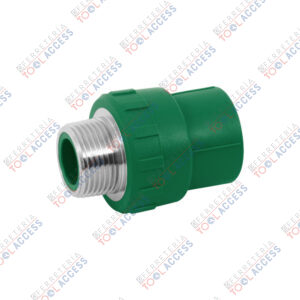 Adaptador PPR 1" macho con inserto metálico, FOSET