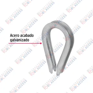 Alternative view of Bolsa con 10 guardacabos para cable de acero de 1/8", FIERO