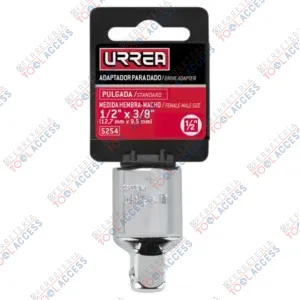 Adaptador para dado cuadro de1/2" hembra a 3/8" macho, Urrea