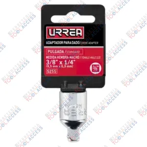 Adaptador para dado cuadro de3/8" hembra a 1/4" macho, Urrea