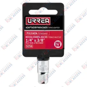Adaptador para dado cuadro de1/4" hembra a 3/8" macho, Urrea