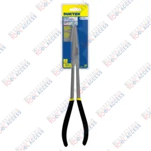 Pinza extra larga para electricista con mango doble plastisol punta fina de 11", Surtek