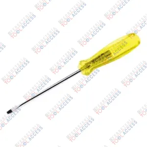 Destornillador con mango ámbar, punta plana barra redonda 5/16" x 6", Urrea