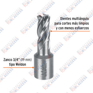 Alternative view of Cortador anular de 1/2" x 1", TRUPER