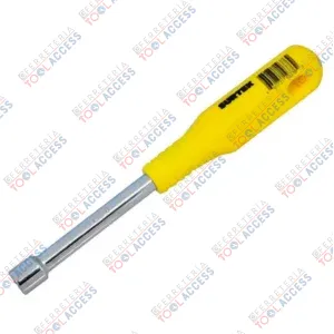 Destornillador con mango amarillo, de caja en pulgadas 1/4" x 3", Surtek