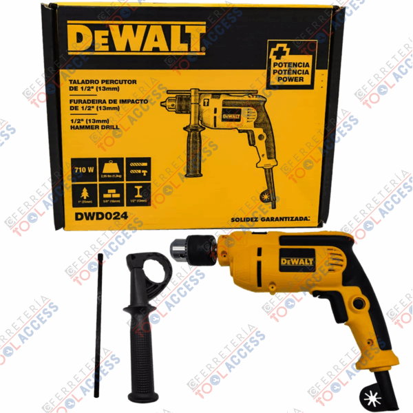 Rotomartillo 1/2" 710 W Vvr 0-2800 Rpm 0-47600 Gpm - Imagen 2