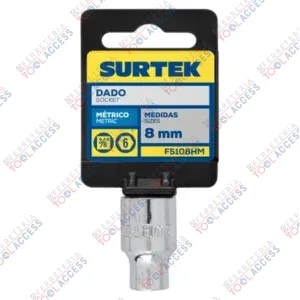 Alternative view of Dado cuadro de 3/8", 6 puntas, métrico, 8 mm, Surtek