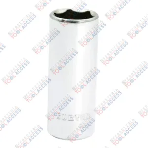 Dado largo cuadro de 3/8", 6 puntas, métrico, 13mm, Surtek