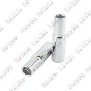 Dado largo cuadro de 3/8", 6 puntas, en pulgadas, 7/16", Surtek