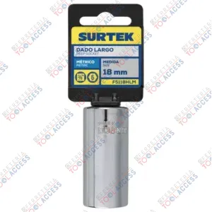 Alternative view of Dado largo cuadro de 3/8", 6 puntas, métrico, 18mm, Surtek