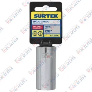 Alternative view of Dado largo cuadro de 3/8", 6 puntas, en pulgadas, 7/8", Surtek