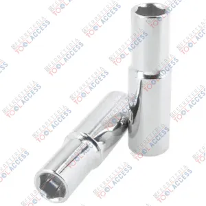 Dado largo cuadro de 1/2", 6 puntas, métrico, 13 mm, Surtek