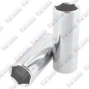 Dado largo cuadro de 1/2", 6 puntas, métrico, 15 mm, Surtek