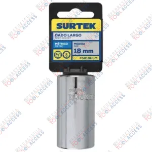 Alternative view of Dado largo cuadro de 1/2", 6 puntas, métrico, 18 mm, Surtek