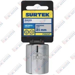 Alternative view of Dado cuadro de 1/2", 12 puntas, métrico, 21 mm, Surtek